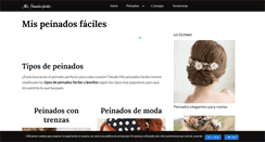 Desktop Screenshot of mispeinadosfaciles.com
