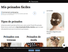 Tablet Screenshot of mispeinadosfaciles.com